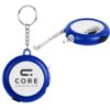 Multi-Tool Tape Measure keychain keyring With Light -White and Royal Blue