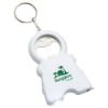 Tag Along Multi Tool  Promotional Keyring Keychain - White