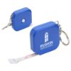 5' Tape Measure with Customized Key Chain - Blue