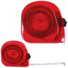 10 Ft. Customized Translucent Tape Measure - Transculent Red