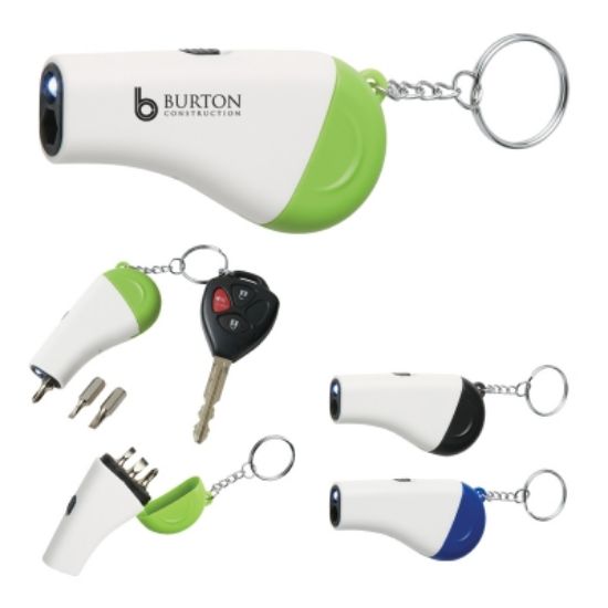 Promotional Tool And Light Key Chain