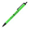 Biz Click Pen - Green with Black Trim