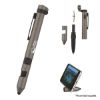 6-In-1 Promotional Quest Multi Tool Pen - Gunmetal