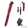 6-In-1 Promotional Quest Multi Tool Pen - Red