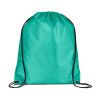 Cinch Up Promotional Drawstring Nylon Backpack -Teal