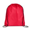 Cinch Up Promotional Drawstring Nylon Backpack -Red