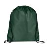 Cinch Up Promotional Drawstring Nylon Backpack -Hunter Green