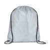 Cinch Up Promotional Drawstring Nylon Backpack -Gray