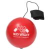 Round Ball Stress Reliever Yo-Yo Bungee Red