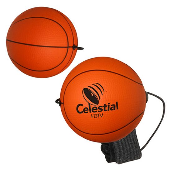 Basketball Stress Reliever Yo-Yo Bungee