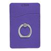 Tuscany™ Card Holder With Metal Ring Phone Stand Purple
