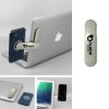 Laptop Swivel Phone Mount Metallic Silver