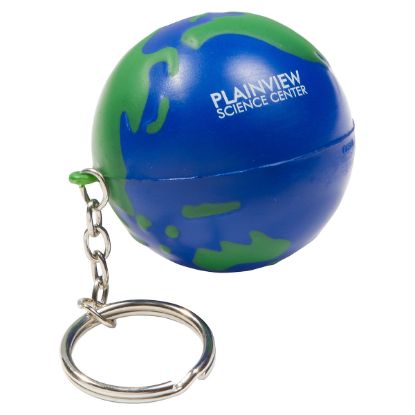 Promotional Earthball Stress Reliever Key Chain