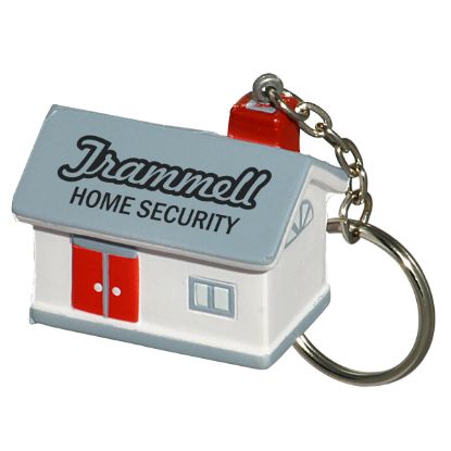 Promotional House Stress Reliever Key Chain