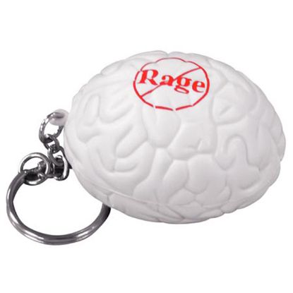 Promotional Brain Stress Reliever Key Chain