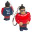 Promotional Super Hero Stress Reliever Key Chain