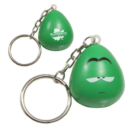 Promotional Apathetic Mood Maniac Stress Reliever Key Chain