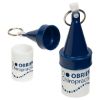 Promotional Floating Buoy Waterproof Container with Key Ring - Blue