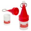 Promotional Floating Buoy Waterproof Container with Key Ring - Red