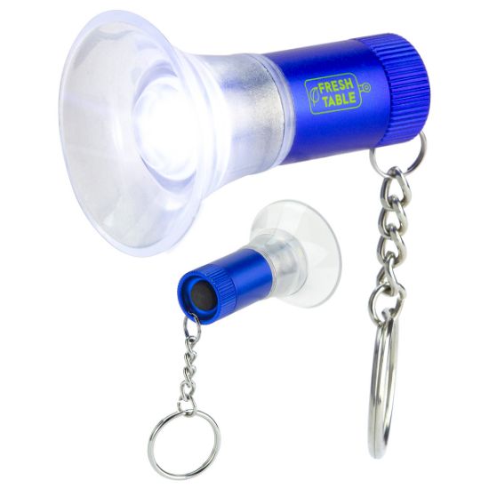 Promotional Spider Keylight LED Aluminum + Silicone Keylight - Blue