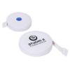 Promotional Round Auto-Lock 5' Tape Measure - White