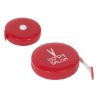 Promotional Round Auto-Lock 5' Tape Measure - Red