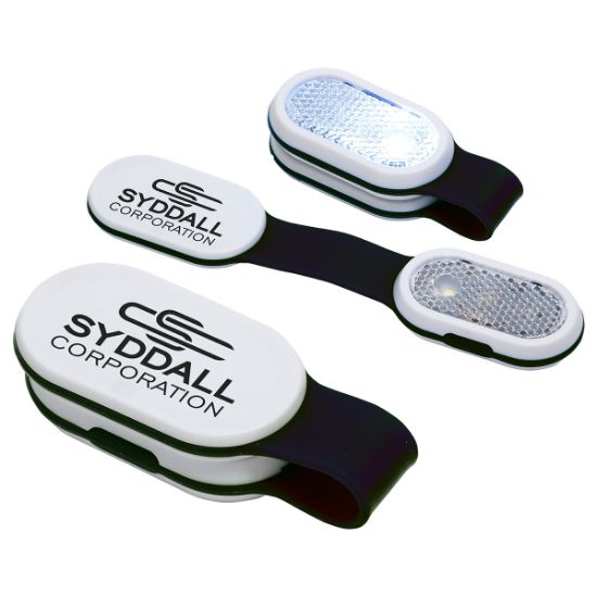 Promotional Magna Clip Personal Safety Light - Black