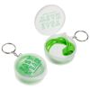 Promotional Easy-Wear Earbud Glasses Holder - Lime Green