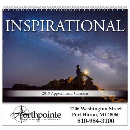 Inspirational Spiral Promotional Wall Calendar