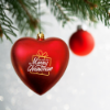Heart Shatterproof Christmas Ornaments