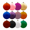 Satin Finished Round Shatterproof Ornaments