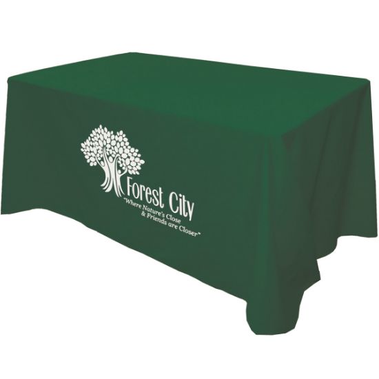 Flat 4-sided Table Cover - fits 4 foot standard table