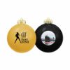 3¼" Usa-Made Round Glossy Shatterproof Ornament