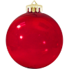 3¼" Usa-Made Round Glossy Shatterproof Ornament