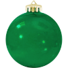 3¼" Usa-Made Round Glossy Shatterproof Ornament