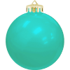 3¼" Usa-Made Round Glossy Shatterproof Ornament