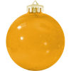 3¼" Usa-Made Round Glossy Shatterproof Ornament