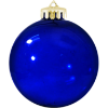 3¼" Usa-Made Round Glossy Shatterproof Ornament