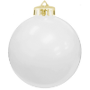 3¼" Usa-Made Round Glossy Shatterproof Ornament