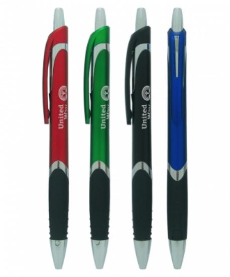 Colored - Adventure - Metal-look Clicker Pen