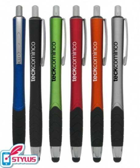 Cylindrical - Stylus Clicker Pen
