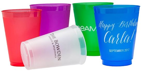 16 oz. Frosted Translucent Plastic Stadium Cup