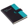 Promotional and Custom Chic Journal with Magnetic Closure - Black Teal