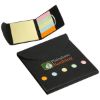 Promotional and Custom Square Deal Sticky Note Wallet - Black