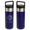 Promotional and Custom Dante 20 oz Vacuum Insulated Bottle with Carabiner Lid - Navy Blue