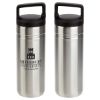 Promotional and Custom Dante 20 oz Vacuum Insulated Bottle with Carabiner Lid - Silver