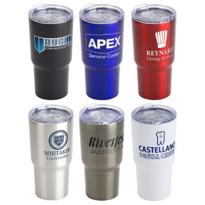 Promotional and Custom Belmont 20 oz Vacuum Insulated Stainless Steel Travel Tumbler