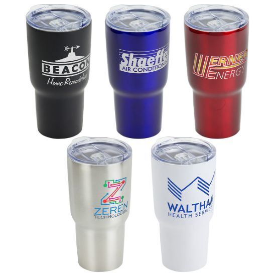 Promotional and Custom Belmont 30 oz Vacuum Insulated Stainless Steel Travel Tumbler