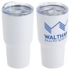 Promotional and Custom Belmont 30 oz Vacuum Insulated Stainless Steel Travel Tumbler - White