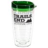 Promotional and Custom Reef 16 oz Tritan Tumbler with Translucent Lid - Dark Green